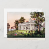 Carte Postale La maison de George Washington (Devant / Derrière)