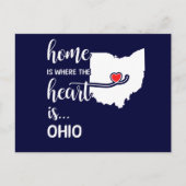 Carte Postale La maison de l'Ohio est le coeur (Devant)