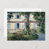 Carte Postale La Maison de Rueil | Édouard Manet (Devant / Derrière)