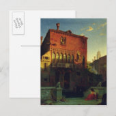 Carte Postale La Maison d'Othello, la Moore à Venise, 1856 (Devant / Derrière)