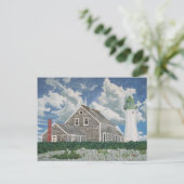 Carte Postale La maison du gardien de la lumière (Debout devant)