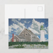 Carte Postale La maison du gardien de la lumière (Devant / Derrière)