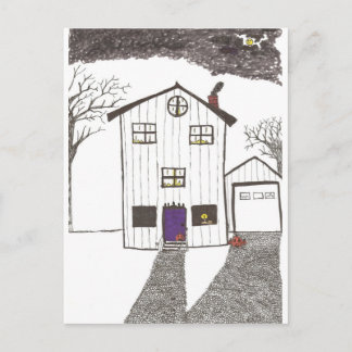 Carte Postale La Maison Éffrayante