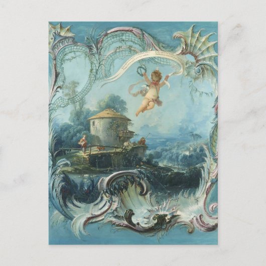 Carte Postale La maison enchantée par François Boucher (Devant)