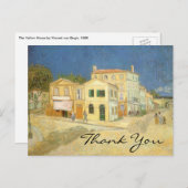 Carte Postale La maison jaune de Van Gogh (Devant / Derrière)