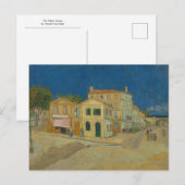 Carte Postale La Maison Jaune de Vincent Van Gogh (Devant / Derrière)