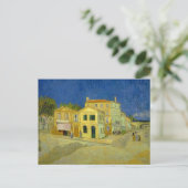 Carte Postale La Maison Jaune (F464) Van Gogh Art (Debout devant)