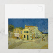 Carte Postale La Maison Jaune Vincent van Gogh (Devant / Derrière)