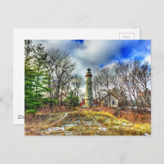 CARTE POSTALE LA MAISON LUMINEUSE D'EVANSTON (Devant / Derrière)