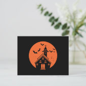 Carte Postale La maison où Halloween se passe (Debout devant)