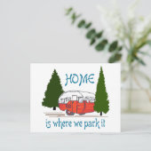 Carte Postale La maison où nous le garons (Debout devant)