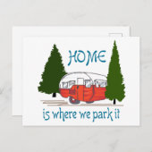 Carte Postale La maison où nous le garons (Devant / Derrière)