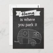 Carte Postale La maison où vous la garez (Devant / Derrière)