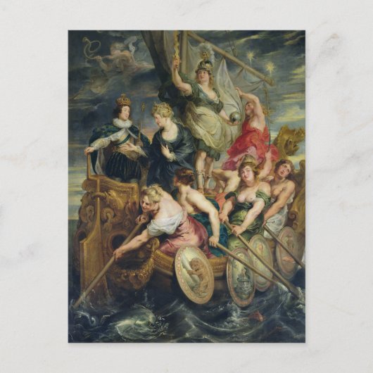 Carte Postale La majorité de Louis XIII (Devant)