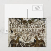 Carte Postale La malédiction du pharaon (Devant / Derrière)