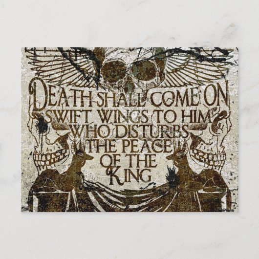 Carte Postale La malédiction du pharaon (Devant)