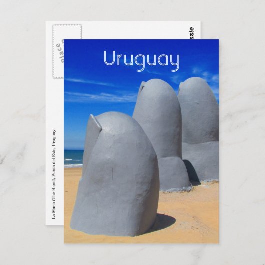 Carte Postale la mano punta del este (Devant / Derrière)