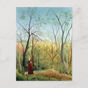 Carte Postale La marche dans la forêt, 1886-90