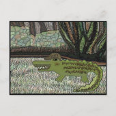 Carte Postale La marche du crocodile (Devant)