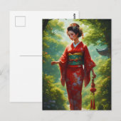 Carte Postale La marche du Kimono (Devant / Derrière)