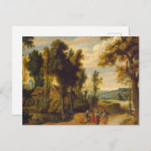 Carte Postale La Marche Pour Emmaüs Avec Christ (Devant / Derrière)