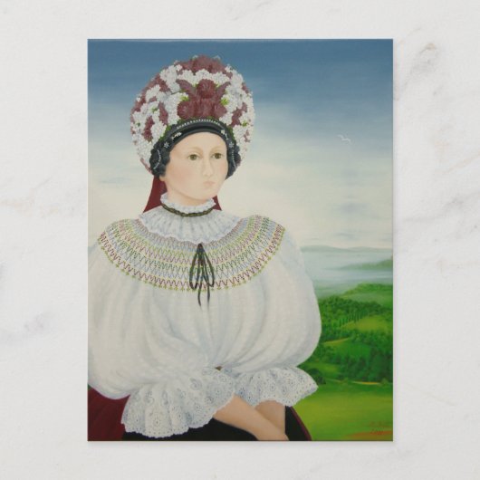 Carte Postale La mariée (Devant)