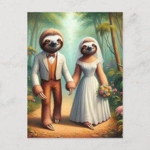Carte Postale La mariée et la mariée de la paroisse