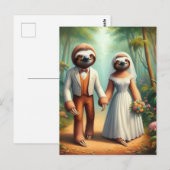 Carte Postale La mariée et la mariée de la paroisse (Devant / Derrière)