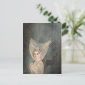 Carte Postale La Mariée, romance gothique, imaginaire (Debout devant)