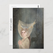 Carte Postale La Mariée, romance gothique, imaginaire (Devant / Derrière)