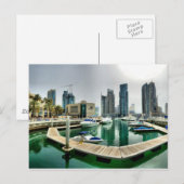 Carte Postale La marina de Dubaï (Devant / Derrière)