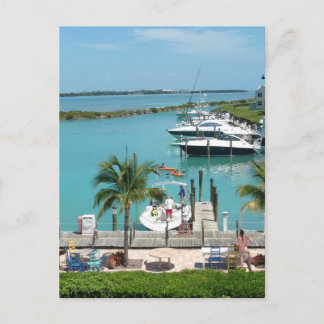 Carte Postale La marina de Hawk's Cay