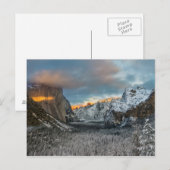 Carte Postale La marque de l'hiver (Devant / Derrière)