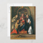 Carte Postale La Marriage de Saint-Catherine (Devant / Derrière)