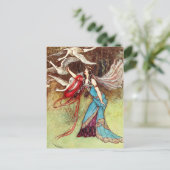 Carte Postale La méchante reine et les six cygnes (Debout devant)