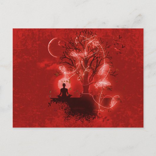 Carte Postale La méditation du yogi (Devant)