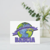 Carte Postale La meilleure Babcia du monde (Debout devant)