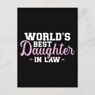 Carte Postale La meilleure belle-fille du monde