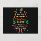 Carte Postale La meilleure façon de diffuser la fête de Noël cha (Devant)