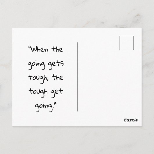 Carte Postale La Meilleure Vue Arrive Après La Montée La Plus Di (Dos)