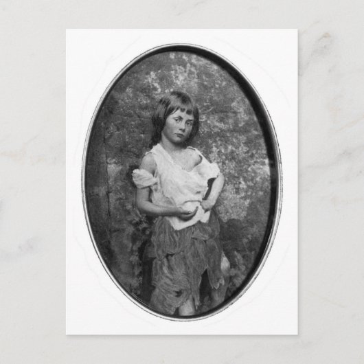 Carte Postale La mendiante / Alice Liddell ~ 1859 (Devant)