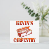 Carte Postale La menuiserie de Kevin (Debout devant)
