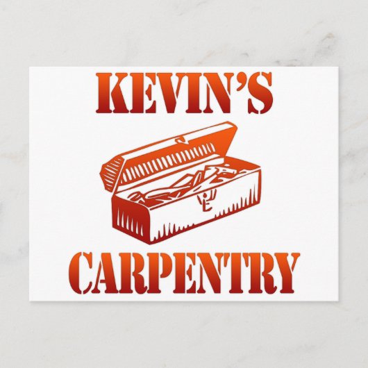 Carte Postale La menuiserie de Kevin (Devant)