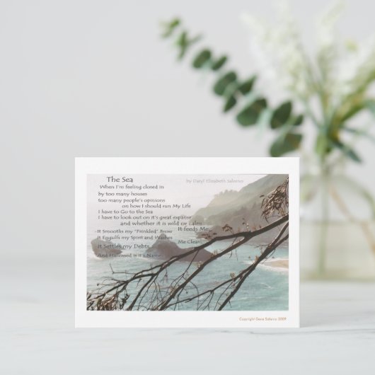 Carte Postale La mer (Debout devant)