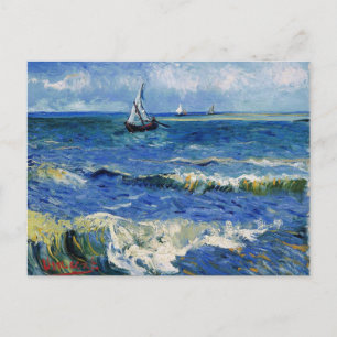 Carte Postale La Mer à Saintes Maries de la Mer, Van Gogh Post
