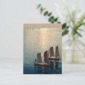 Carte Postale La Mer Étincelante par Hiroshi Yoshida (Debout devant)