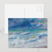 Carte Postale La mer par Pierre-Auguste Renoir Art (Devant / Derrière)