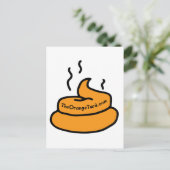Carte Postale La merde orange (Debout devant)