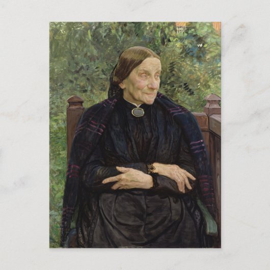 Carte Postale La mère de Lichtwark, 1908 (Devant)
