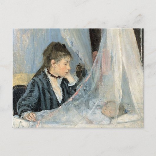 Carte Postale La mère impressionniste regarde le sommeil de l'en (Devant)